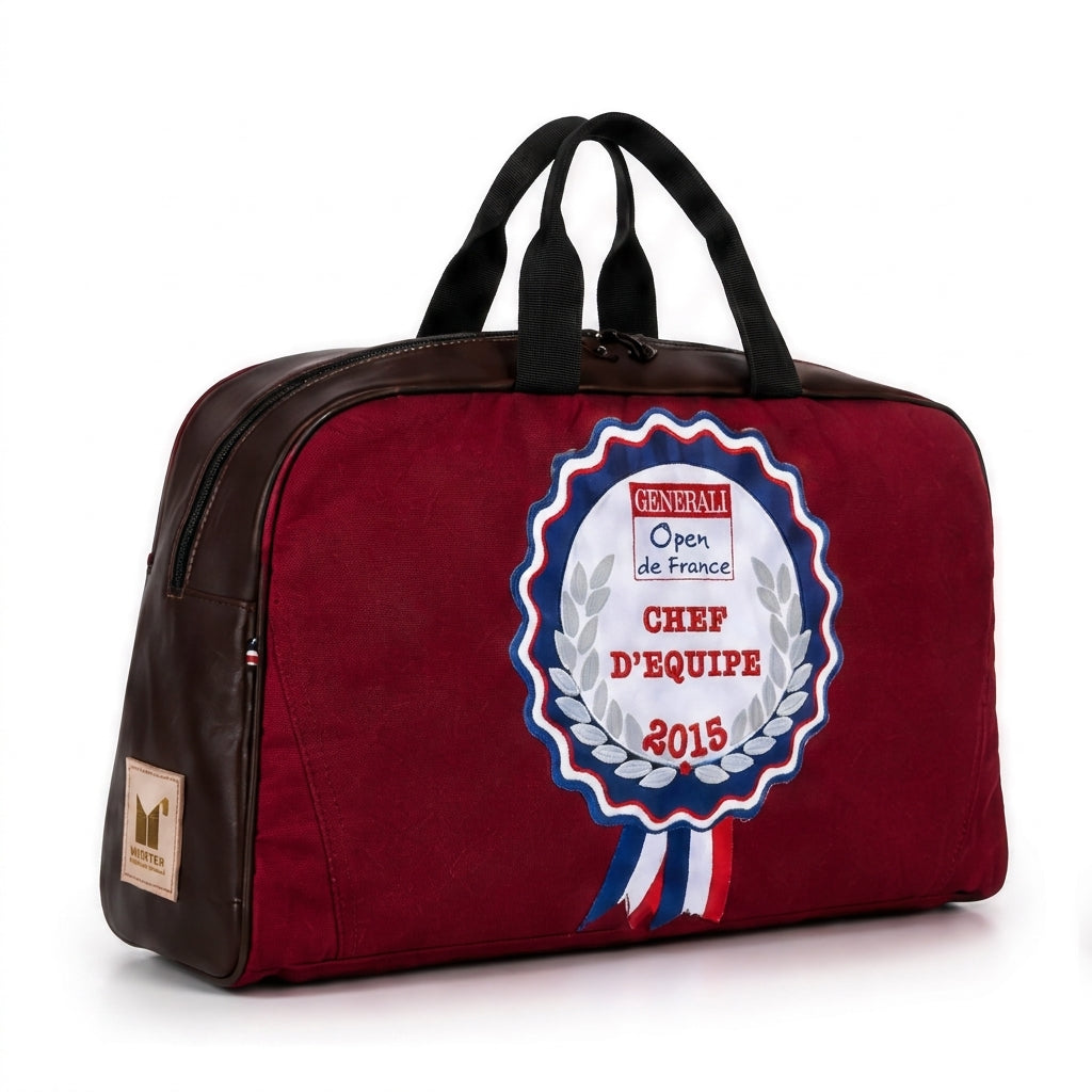 Sac Week-End  - avec votre Textile L / Tapis de selle upcyclé