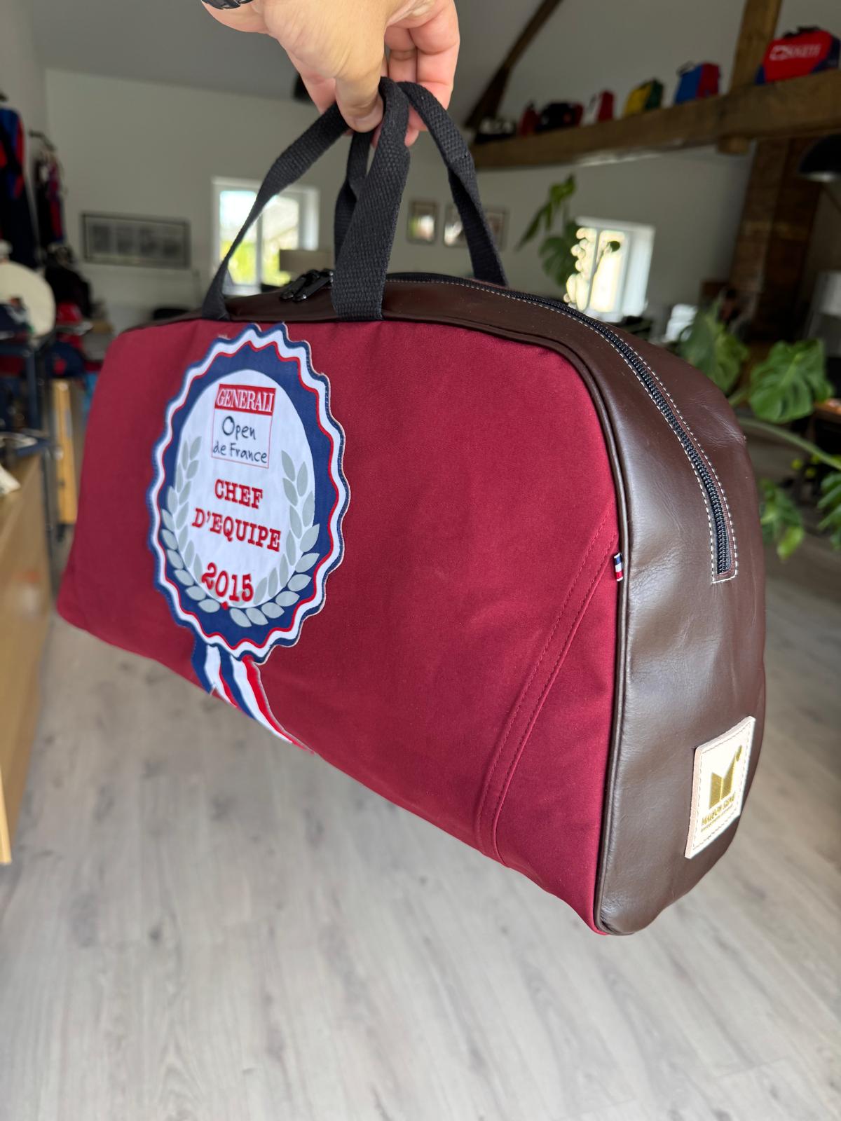 Sac Week-End  - avec votre Textile L / Tapis de selle upcyclé